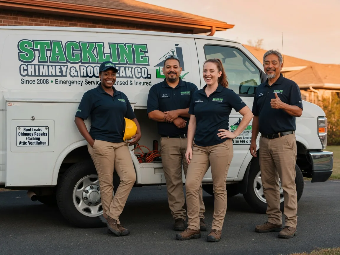 Chimney flashing repair company in Brohard, WV